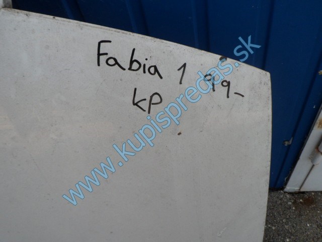 predná kapota na škodu fábiu 1 , predná maska